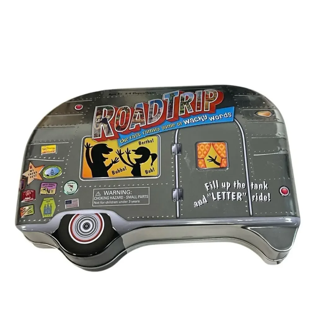 Daddy-O 2010 Road Trip Family Game Travel Themed Excellent Condition Fun Tin Van